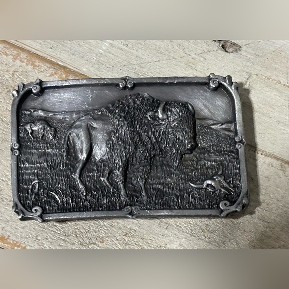 Other - Vintage 1984 American Buffalo Heritage Belt Buckle